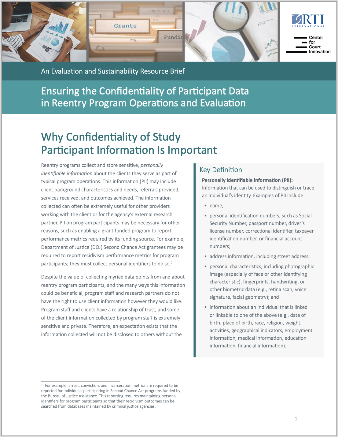 Ensuring the Confidentiality of Participant Data brief cover image